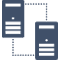 Web Hosting 1 db share colored